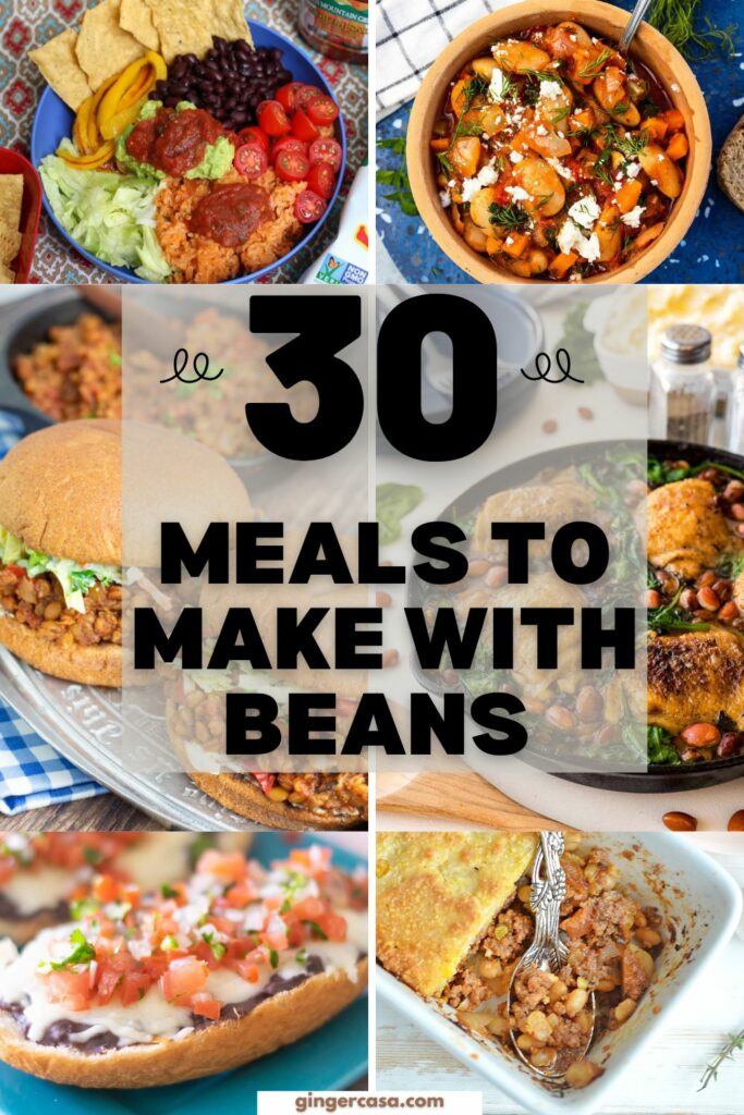 30 meals to make with beans