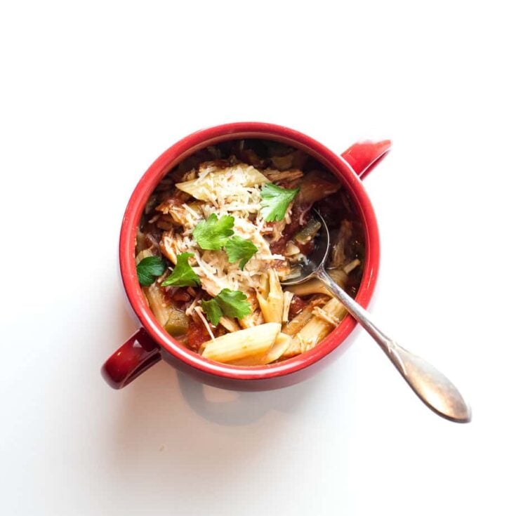 Image for Slow Cooker Chicken Parmesan Soup