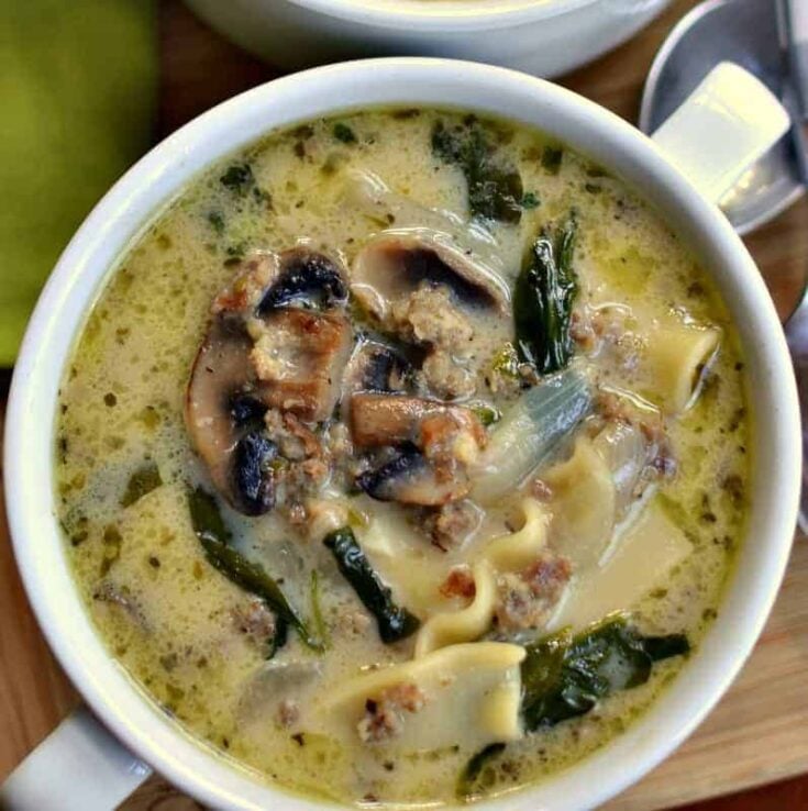 Image for Creamy Alfredo Lasagna Soup