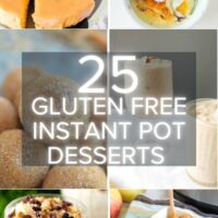 gluten free instant pot desserts