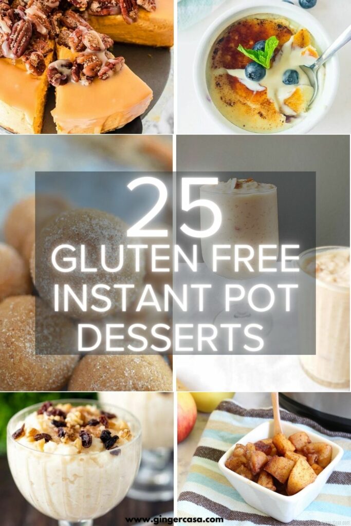 gluten free instant pot desserts