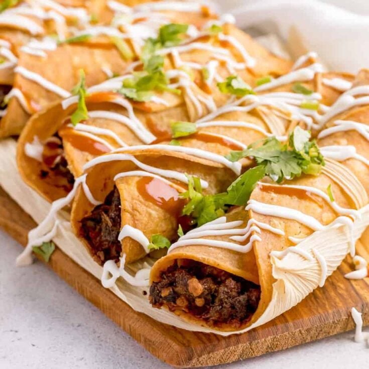 Image for Air Fryer Ground Beef Taquitos