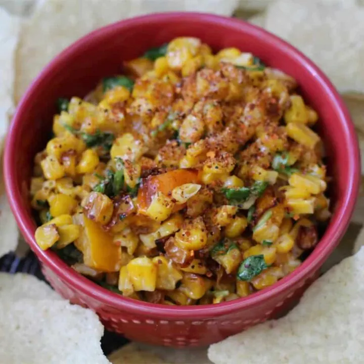 Vegan Mexican Street Corn Dip Recipe - Easy Appetizer!
