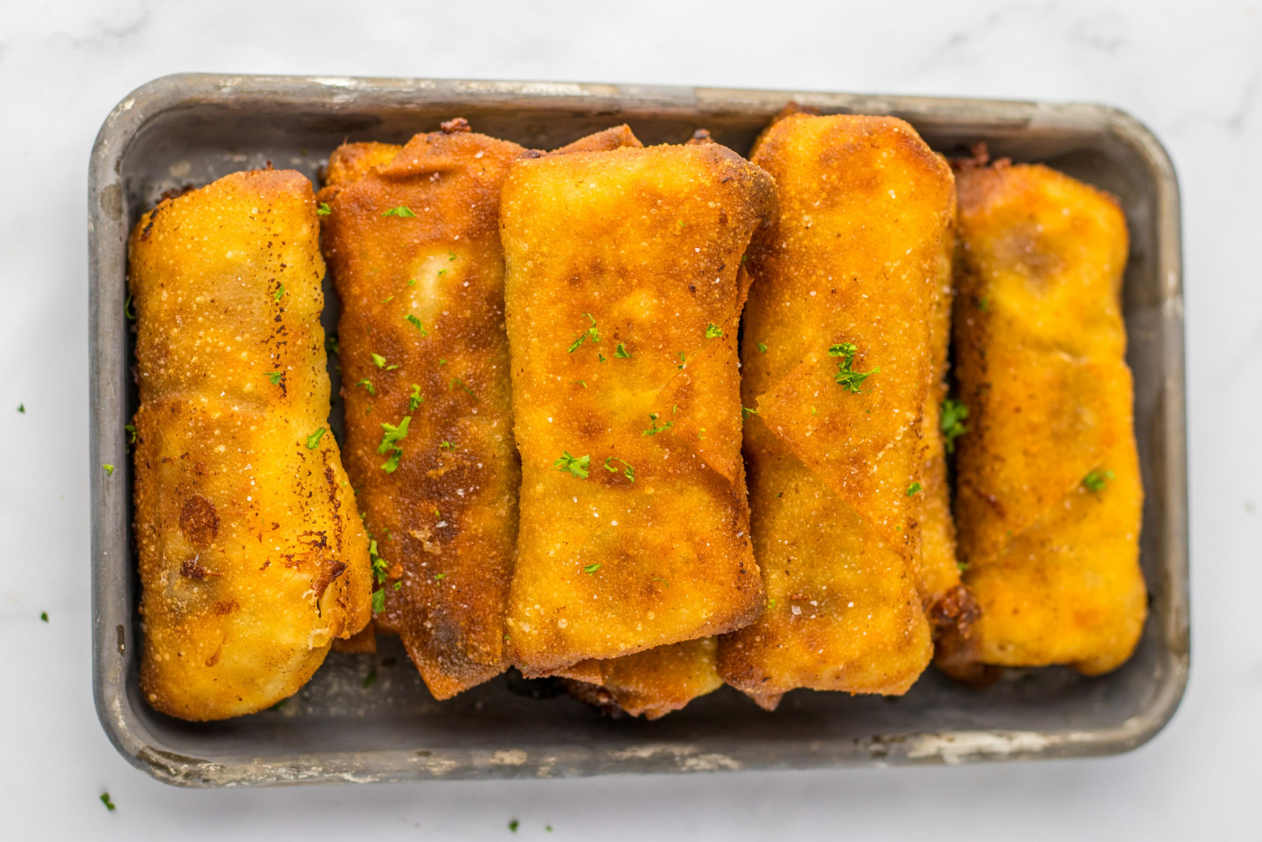 air fryer french dip egg rolls