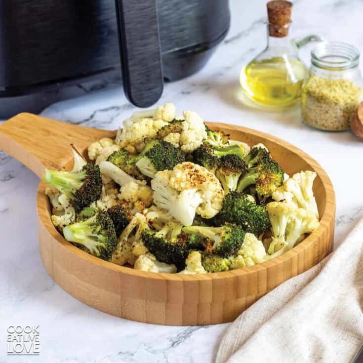 Image for Air Fryer Broccoli and Cauliflower