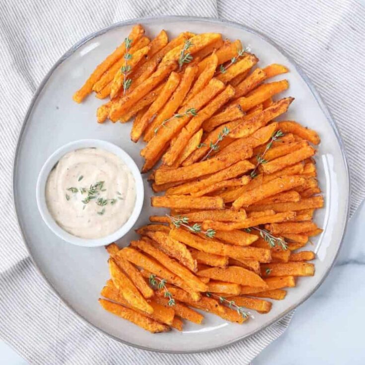 Image for Air Fryer Butternut Squash Fries - Low-Carb