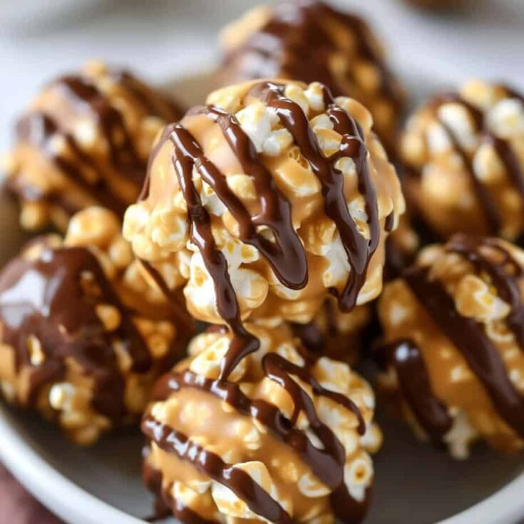 Image for Peanut Butter Popcorn Balls Recipe