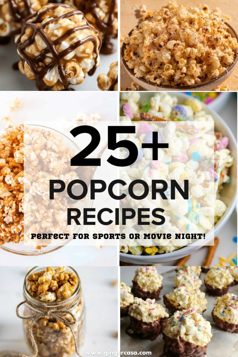 25+ Popcorn Recipes Perfect for Sports or Movie Night!