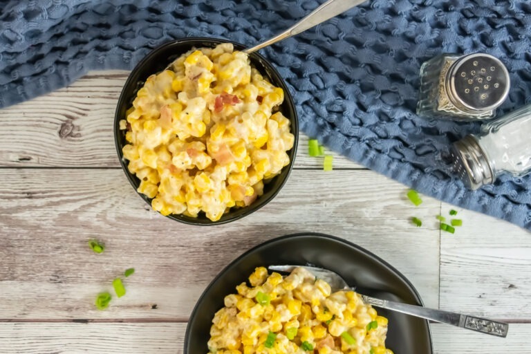 Crock Pot Creamed Corn with Bacon