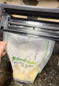 How to Vacuum Seal Soup and Other Liquids - Ginger Casa