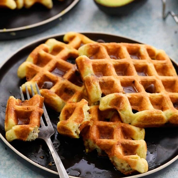 Image for Avocado Waffles with Chocolate Chips