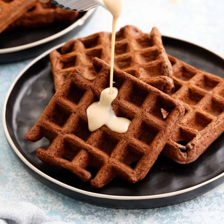 Image for Chocolate Waffles {with Tres Leches Sauce}
