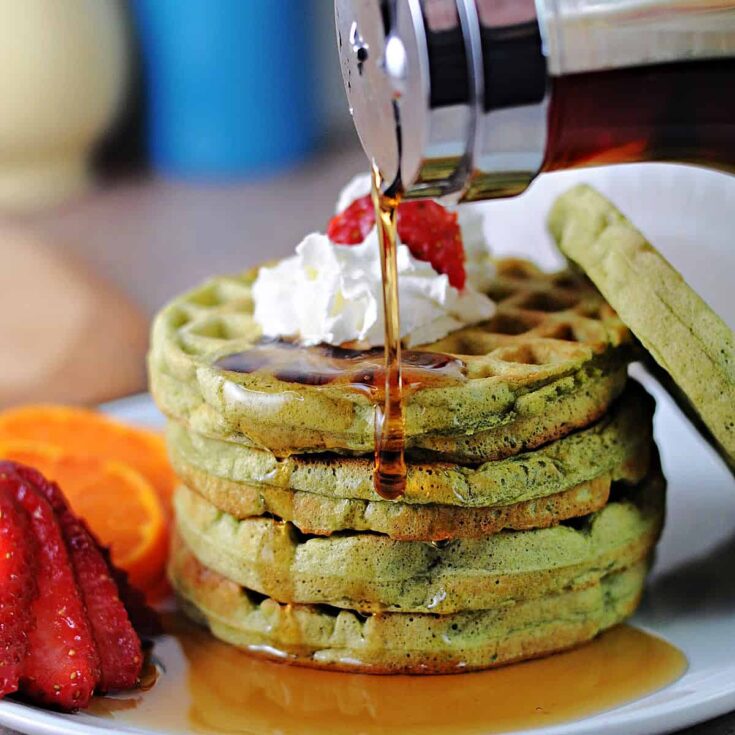 Image for Easy Matcha Waffles