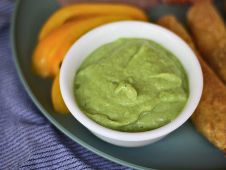 Avocado Tomatillo Blender Salsa