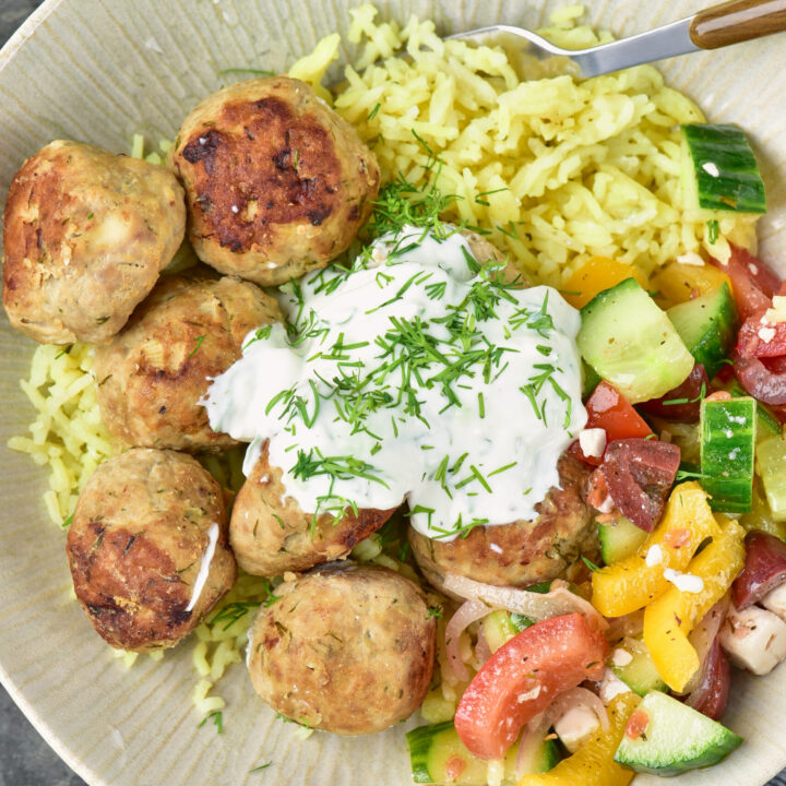 Greek Chicken Meatballs