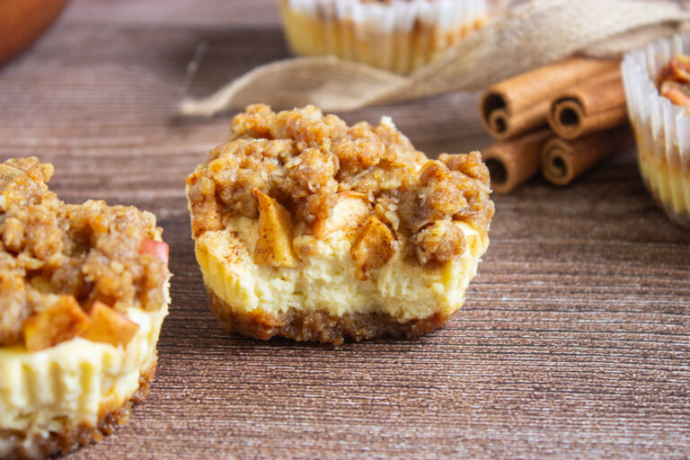 Apple Crisp Mini Cheesecakes Turn Two Classics Into One Perfect Treat