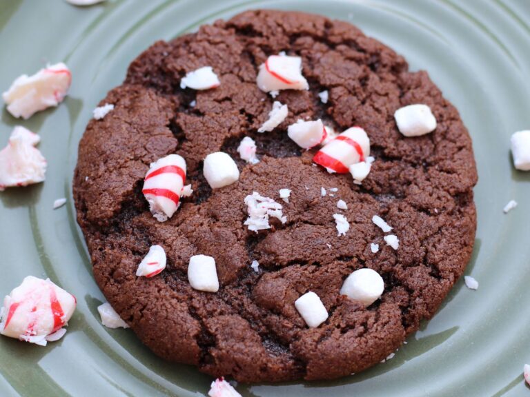 peppermint hot cocoa cookies