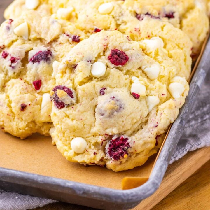 Raspberry Cheesecake Cookies (Subway Copycat)