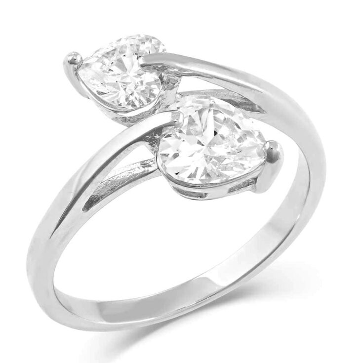 Image for Lily Pad Crystal Wrap Ring