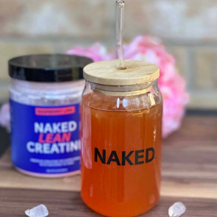 Raspberry Lime Creatine Iced Tea