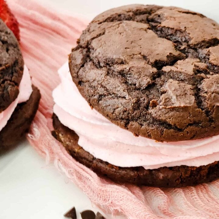 Chocolate Strawberry Cream Pies