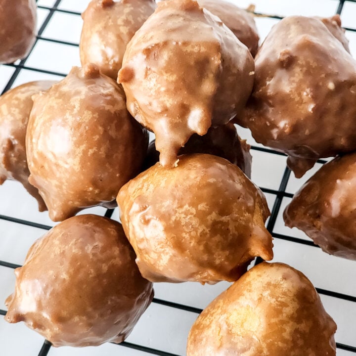Coffee Glazed Donut Holes