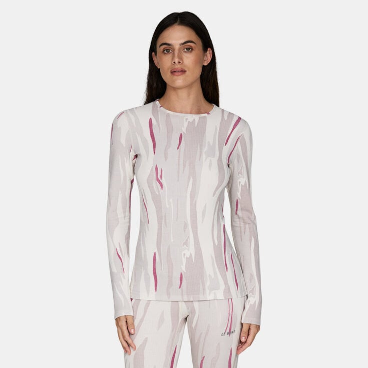 Image for Womens Heavyweight Grid Fleece Crew