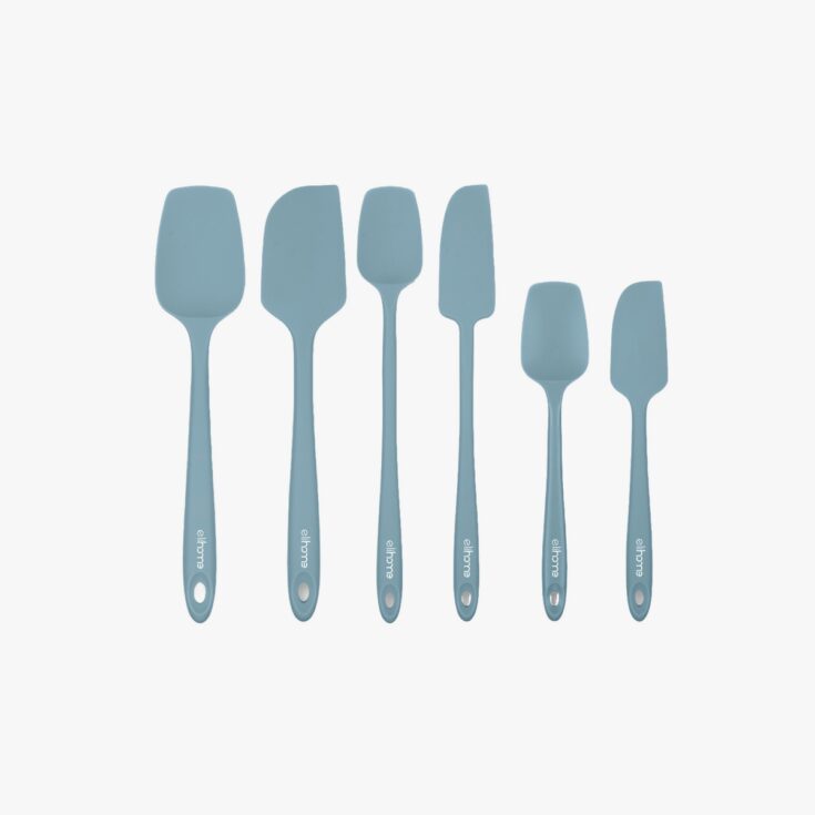 Image for Elihome 6-Piece Silicone Spatula Set